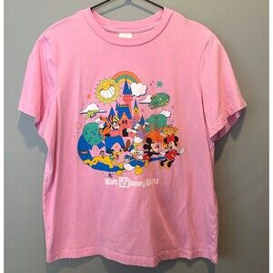 Disney Parks Play in the Park Pink Womens Tshirt Small